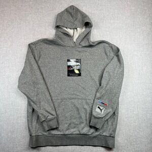 Puma x BMW M Motorsport M8 GT3 Graphic Hoodie Mens XL Gray Racing Streetwear